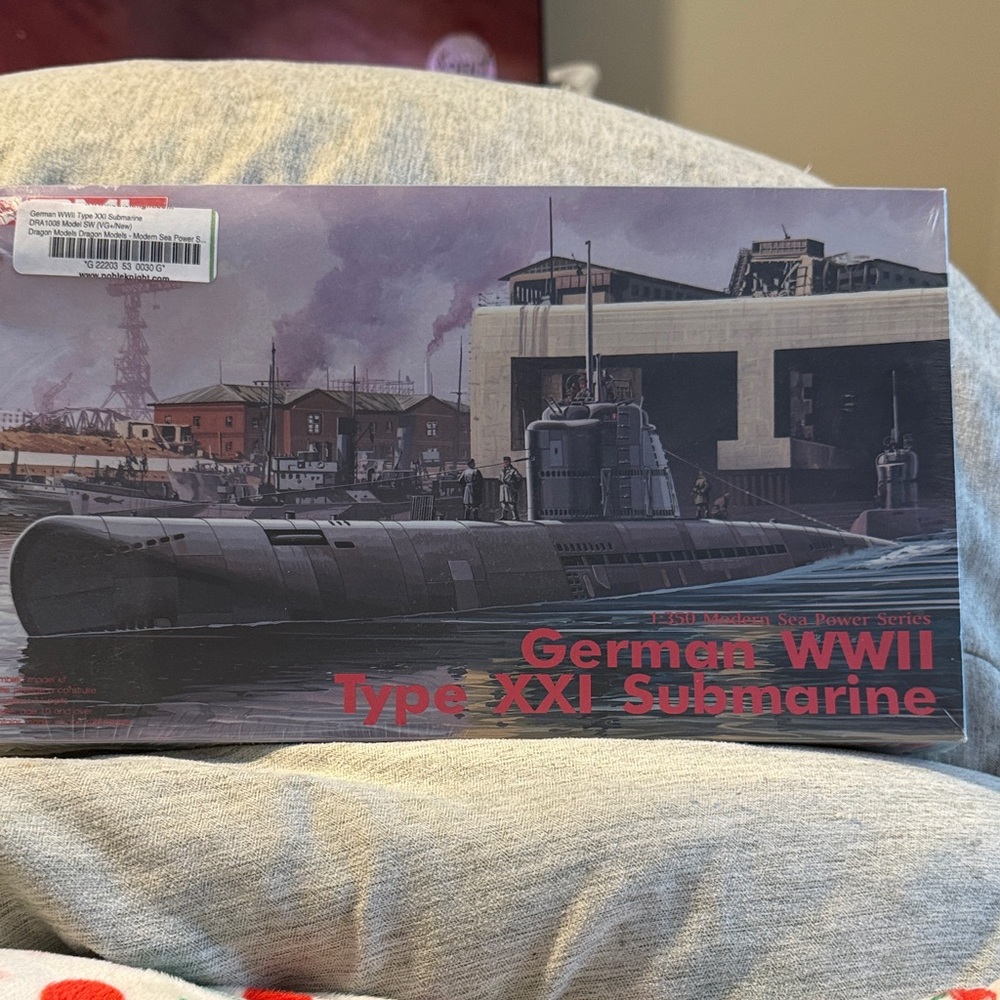 German WWII Type XXI Submarine Model Kit